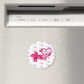LUCKY LOVE ELEPHANT CUPID ELEPHANT BY MASANSER マグネット (インサイチュ (食洗機))