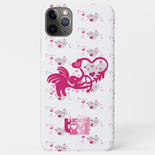LUCKY LOVE ELEPHANT CUPID ELEPHANT BY MASANSER Case-Mate iPhoneケース (裏面)