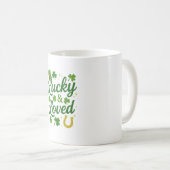 Lucky & Loved Mug | St. Patrick’s Day Coffee Cup コーヒーマグカップ (正面右)