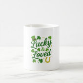 Lucky & Loved Mug | St. Patrick’s Day Coffee Cup コーヒーマグカップ (中央)