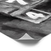 LUCKY LUCIANO MUGSHOT PAINTERLY ポスター (角)