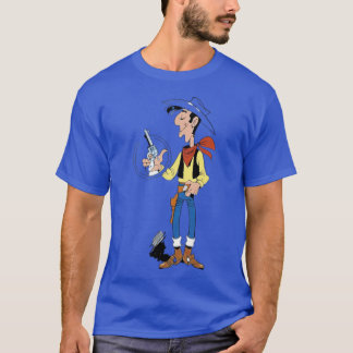 Lucky Luke Pistol Boy girl gift Tシャツ