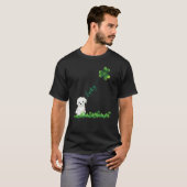 Lucky Maltese Dog Shamrock St Patrick Day For Wome Tシャツ (正面フル)