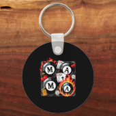 Lucky Mama Billiard 8 Cherry Mother's Day Mom Life キーホルダー (正面)