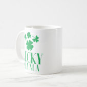 Lucky Mama Classic Mug – Shamrock Mom Coffee Cup コーヒーマグカップ (正面左)