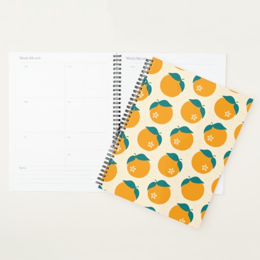 Lucky Mandarin - Cream プランナー手帳 (ディスプレー)