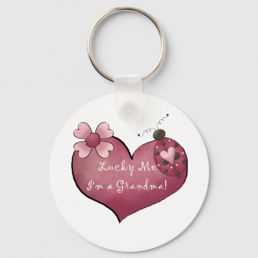 Lucky MeおばあちゃんTシャツとギフト キーホルダー (正面)