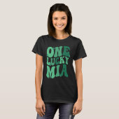 Lucky Mia Grandmother St Patrick's Day Mia Grandma Tシャツ (正面フル)