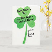 Lucky Mom Mothers Day Card カード (黄色い花)