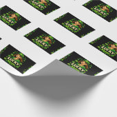Lucky Mom – St. Patrick’s Day Clover Design ラッピングペーパー (角)