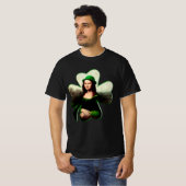 Lucky Mona Lisa St. Patrick's Day Tシャツ (正面フル)