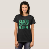 Lucky Nina Grandmother St Patrick's Day Nina Grand Tシャツ (正面フル)