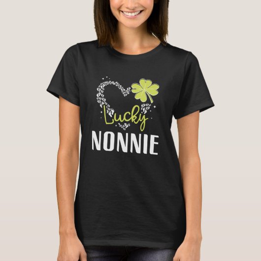 Lucky Nonnie St Patricks Day womens Tシャツ (正面)