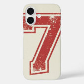 lucky number seven Case-Mate iPhoneケース (裏面)