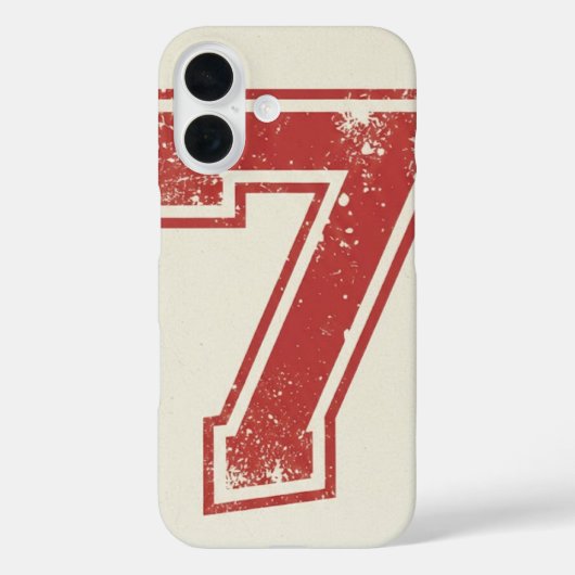lucky number seven Case-Mate iPhoneケース (裏面)