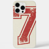 lucky number seven Case-Mate iPhoneケース (裏面)