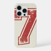 lucky number seven iPhoneケース (裏面)