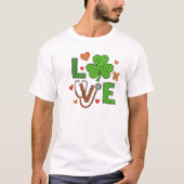 Lucky Nurse Love Shamrock Leopard Graphic Tシャツ (正面)