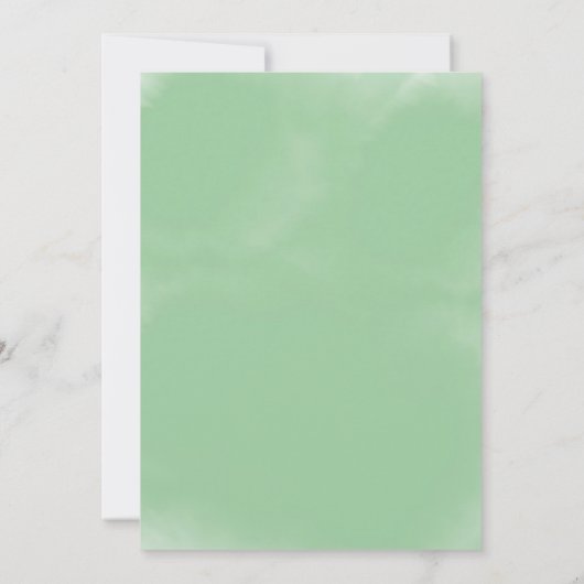 Lucky One 1st Birthday Invitation 招待状 (裏面)