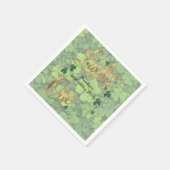 Lucky One 1st. Birthday Party スタンダードカクテルナプキン (角)