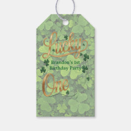 Lucky One 1st. Birthday Party Thank You ギフトタグ