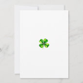 Lucky One Birthday, Shamrock Birthday Invite 招待状 (裏面)