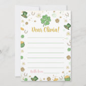 Lucky One Birthday Time Capsule Card 招待状 (正面)