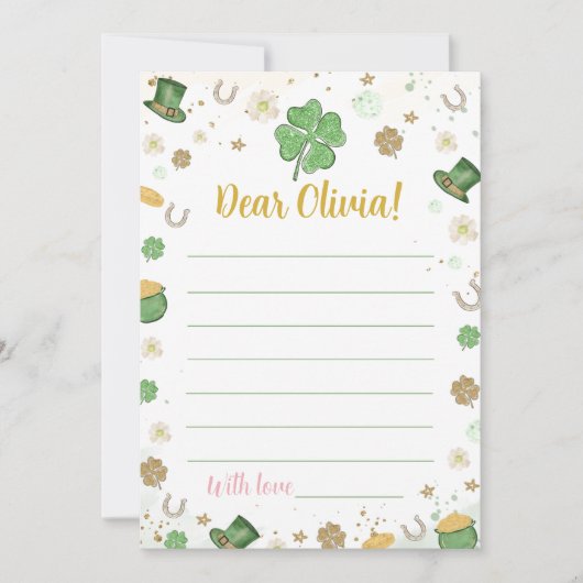 Lucky One Birthday Time Capsule Card 招待状 (正面)