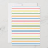 Lucky One Birthday Time Capsule Card 招待状 (裏面)