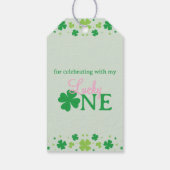 Lucky One First 1st Birthday Party ギフトタグ (裏面)