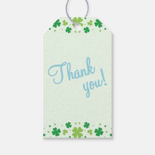 Lucky One First 1st Birthday Party ギフトタグ (正面)