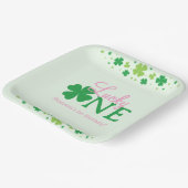 Lucky One First 1st Birthday Party ペーパープレート (傾斜あり)