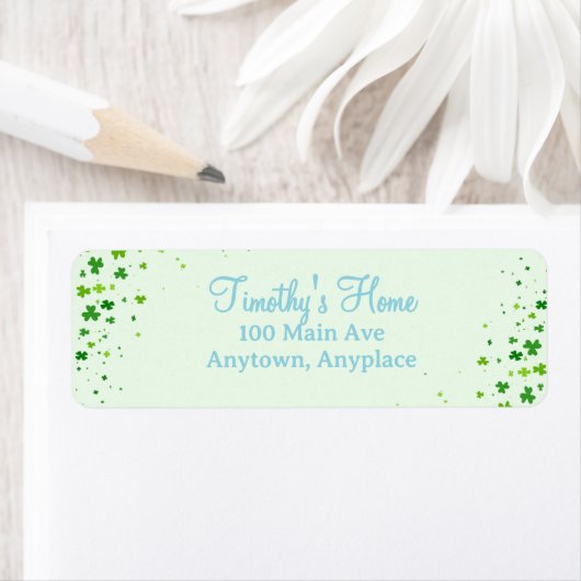 Lucky One First 1st Birthday Party ラベル (インサイチュ)