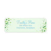 Lucky One First 1st Birthday Party ラベル (正面)