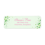 Lucky One First 1st Birthday Party ラベル (正面)