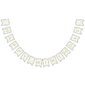 Lucky One First Birthday Banner バンティングフラッグ (全)