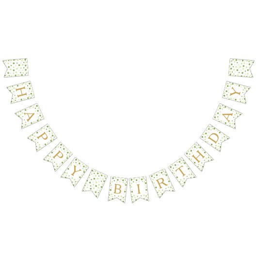 Lucky One First Birthday Banner バンティングフラッグ (全)