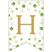 Lucky One First Birthday Banner バンティングフラッグ (第2の旗)