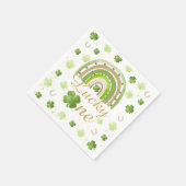 Lucky One First Birthday Napkins スタンダードカクテルナプキン (角)