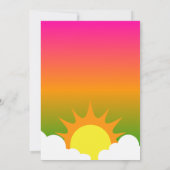 Lucky One Gradient St.Patrick's Day 1st Birthday 招待状 (裏面)