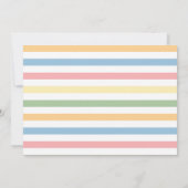 Lucky One Photo Birthday Thank You Card 招待状 (裏面)