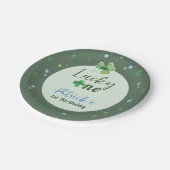 Lucky One St Patrick Boy Birthday ペーパープレート (アングル)