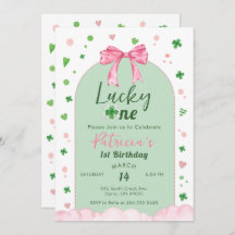 Lucky One St Patrick Girl Birthday