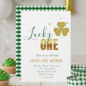 Lucky ONE St Patrick’s Day 1st Birthday 招待状