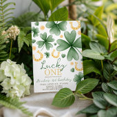 Lucky One St. Patrick's 1st Birthday Invite 招待状