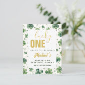 Lucky One | St. Patrick's Day 1st Birthday 招待状 (スタンド正面)
