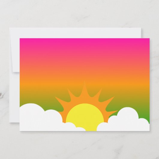 Lucky One St.Patrick's Day 1st Birthday Photo 招待状 (裏面)