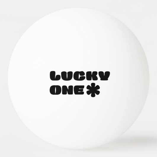 Lucky One Ultimate Frisbee 卓球ボール (正面)