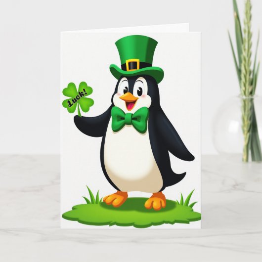 Lucky Penguin Fun Time Card カード (正面)