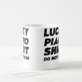 Lucky Piano Shirt Do Not Wash コーヒーマグカップ (中央)
